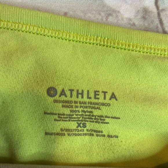 Athleta TIE BACK TANK XS 100% NYLON - Picture 4 of 7